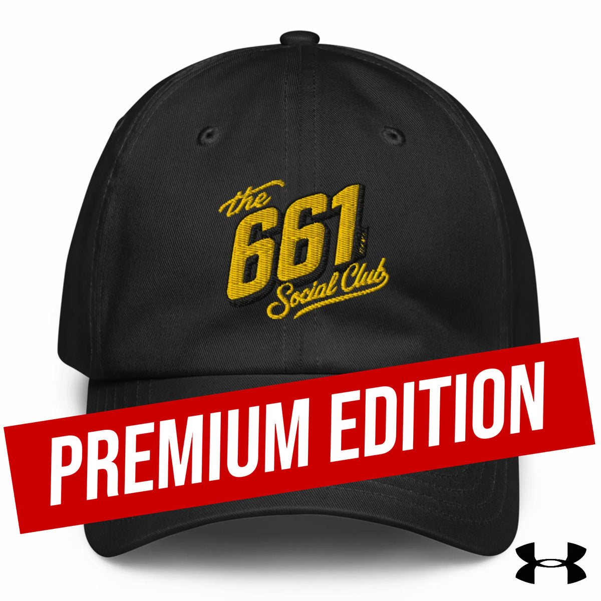SCV WEAR X UNDER ARMOUR® - 661 SOCIAL CLUB - Premium embroidered dad hat